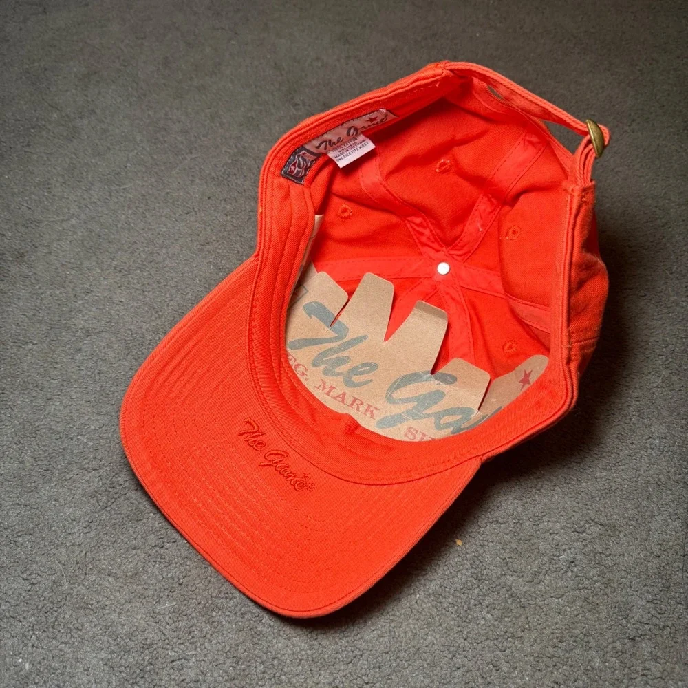 The Game UVA University of Virginia Rowing Hat Orange Adjustable NWT